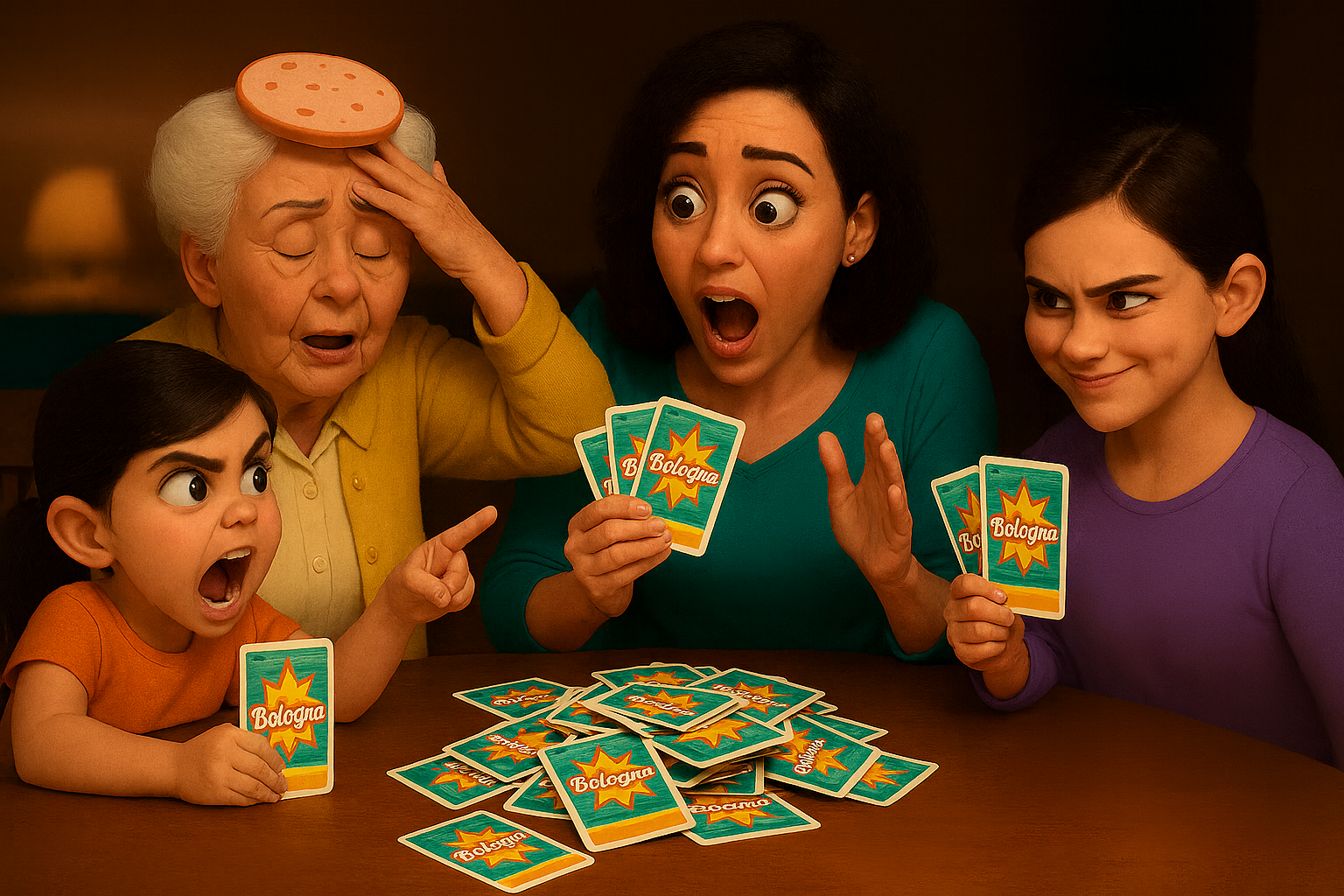Bologna card game ages 6-99